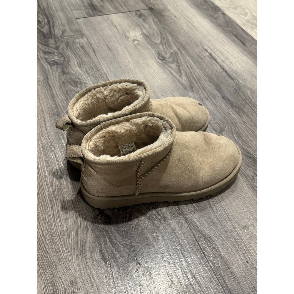 UGG x Madhappy Mini Boot Chestnut Shearling Ankle Boots Womens 9